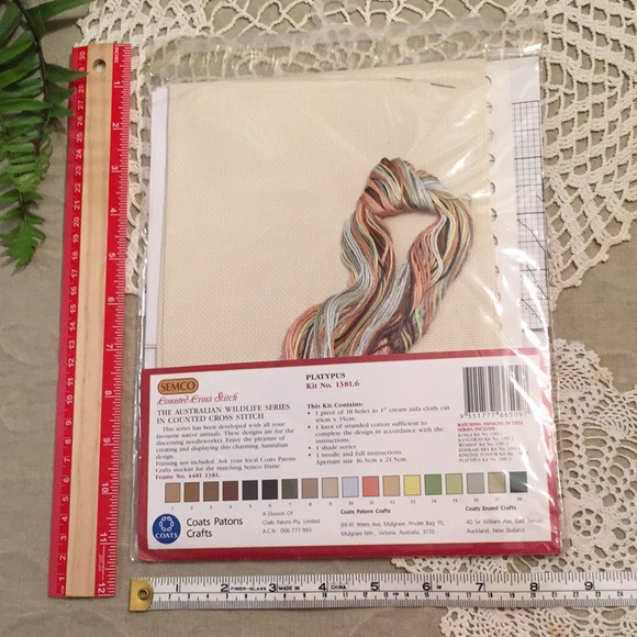 Australian Platypus Counted Cross Stitch Kit New - Picture 12 of 12